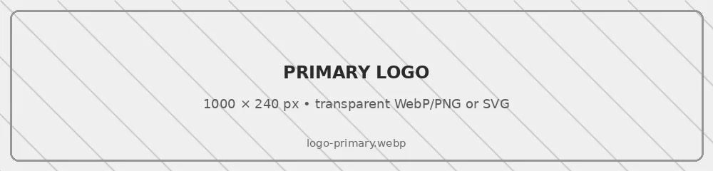 Replace with Frisky-T primary logo — 1000 by 240 pixels